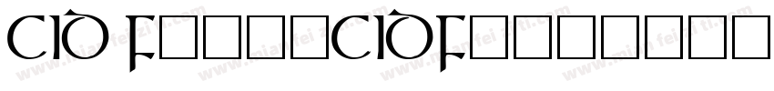CID Font(CIDFont)字体转换